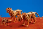 🔥VINTAGE PLAYMOBIL WILDLIFE ANIMALS ACCESSORY #7037 TIGER FAMILY NEW