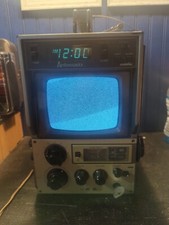 RARE Vintage 1978 Ambassador 7805 Portable TV Receiver  Am/fm Radio