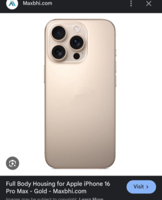 Apple iPhone 16 Pro Max - 256 GB - Gold Gray (Verizon)