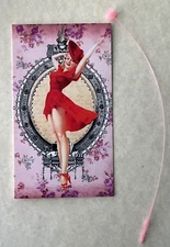 800 PRICE TAGS VINTAGE GIRL HANGTAGS ACCESSORY HANG TAGS & 800 PLASTIC LOOP PINS