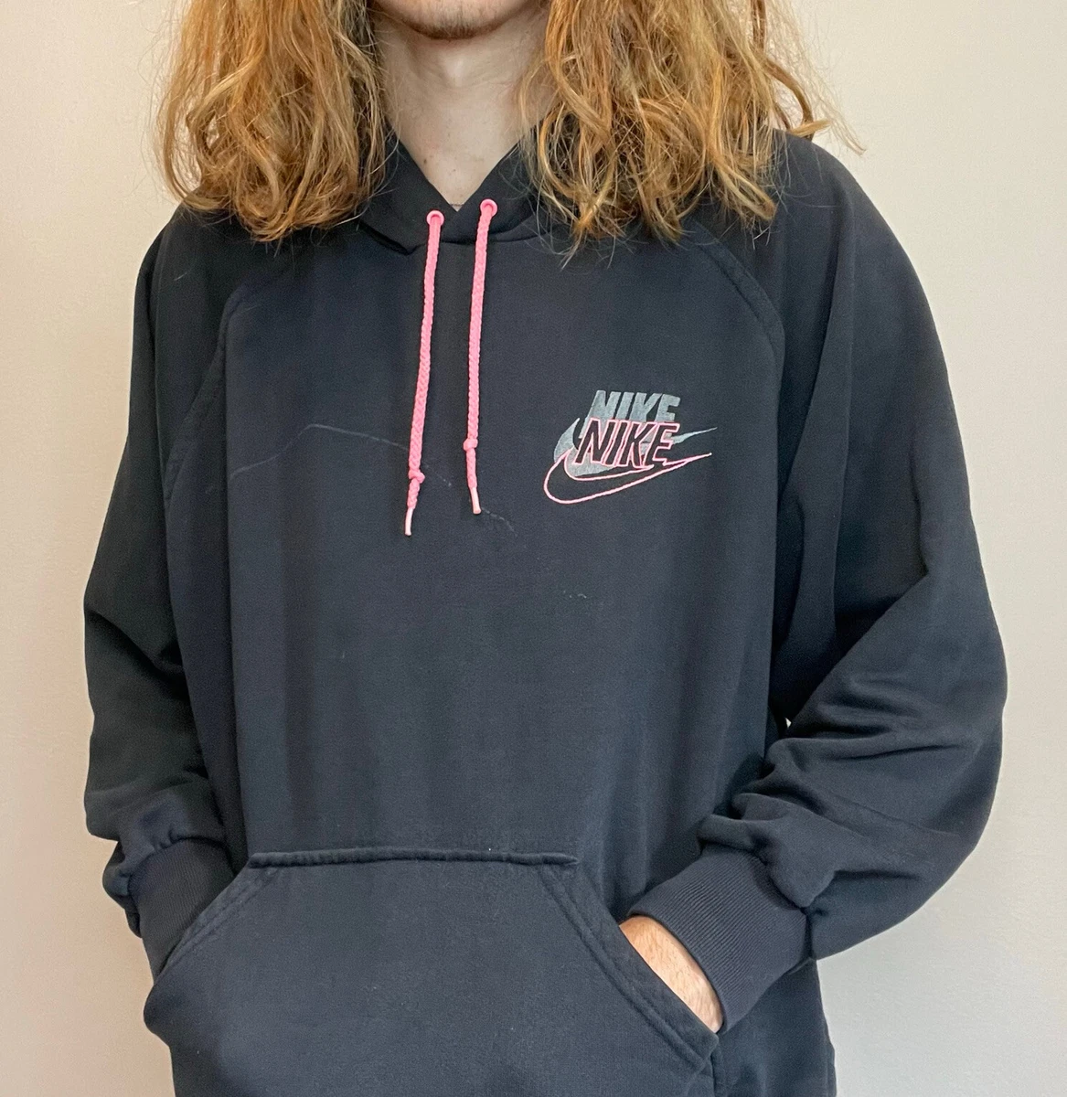 Voorzieningen Dwars zitten Ster Vintage Nike Hoodie 90s Double Swoosh Raglan Pullover Black Pink Embroidered | eBay Voorzieningen Dwars zitten Ster Vintage Nike Hoodie 90s Double Swoosh Raglan Pullover Black Pink Embroidered | eBay