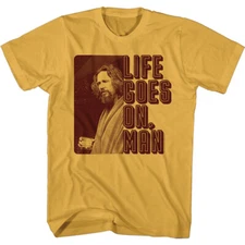 The Big Lebowski Movie Jeffrey Life Goes On Man Men's T Shirt  