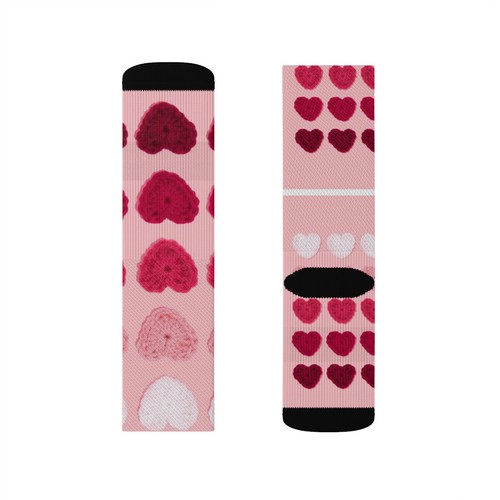 Socksmith Women's Crew Socks Hearts Valentine Novelty Footwear - Picture 4 of 13