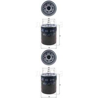 2X Mahle / Knecht ÖLfilter OC 274 Oil Filter