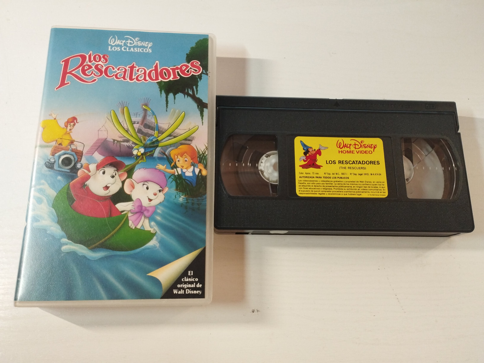 The Rescuers The Classics of WALT DISNEY 1994 - VHS Tape Spanish Am