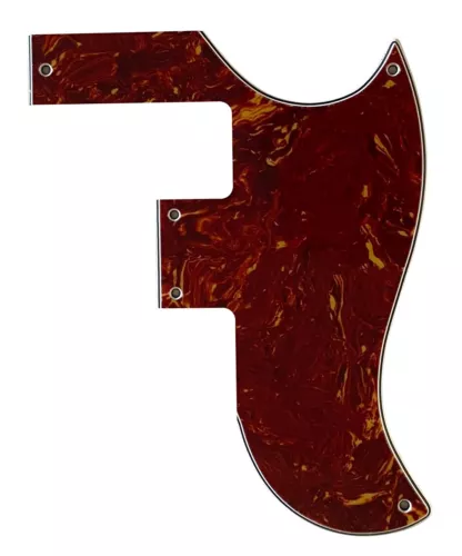 For Fit Epiphone LTD SG-Special P90 Style Guitar Pickguard 4 Ply Red Tortoise