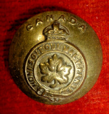 Canadian WW1 CEF Canadian Army General Service Button 24 mm size