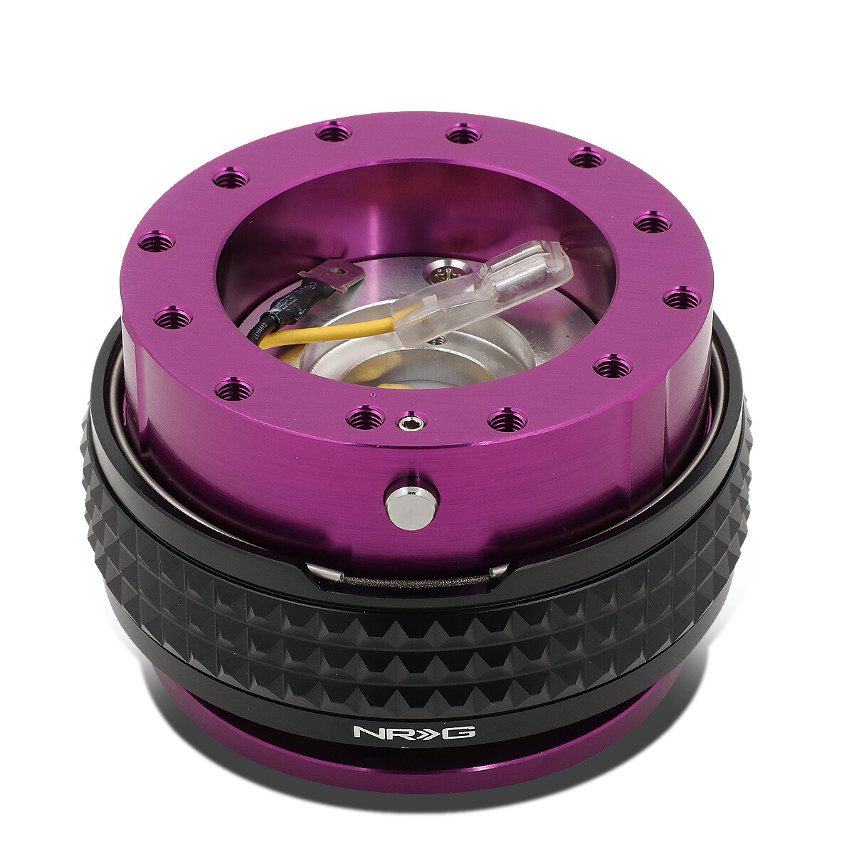 NRG Innovations SRK-210PP-BK Gen 2.1 Aluminum Steering Wheel Quick Release Kit