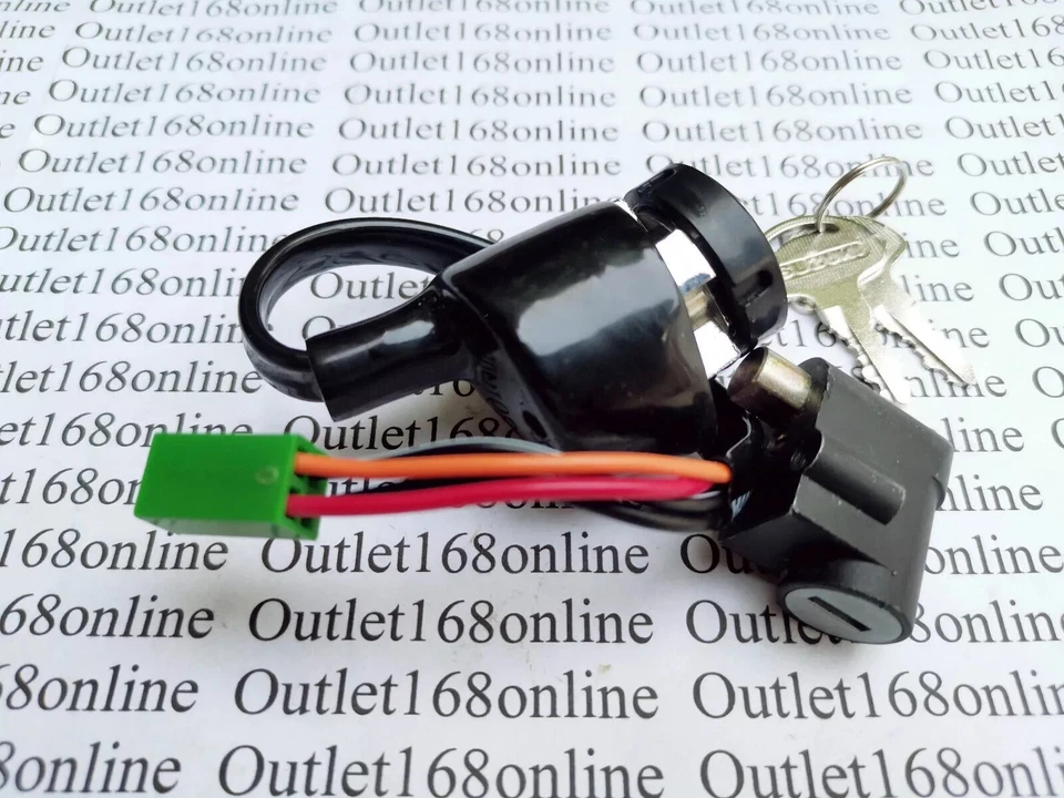 Juego de interruptores de encendido bloqueo de dirección Suzuki TS 75 125 185 250 TC125 SP500 GP125 GP100 Foto 2 de 3