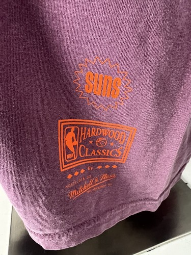 T-shirt uomo MITCHELL & Ness Phoenix Suns taglia large nuova con etichetta viola - Foto 2 di 8