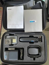 GoPro Hero 5 black camera, accessories and case.Used once-  $300  