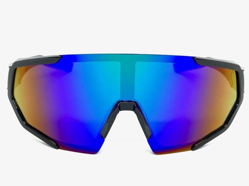 Kids Boys Girls Sports Baseball Cycling Retro Wrap Shield SUN GLASSES Ages 6-12 - Picture 3 of 6