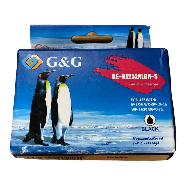 G&G Ink Cartridges for Epson Workforce Wf3620 Wf3640 Etc All 4 Colors