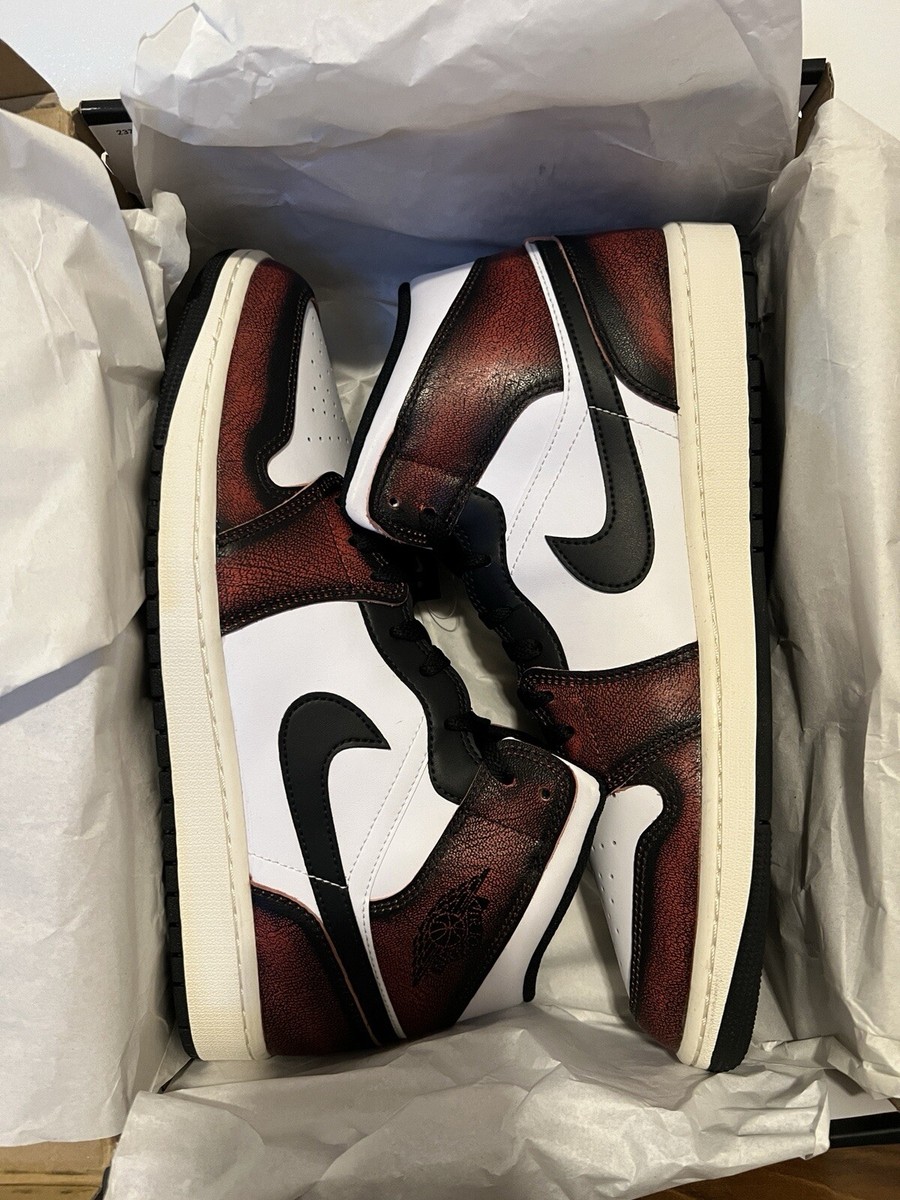 シューズ(男性用) NIKE AIR JORDAN 1 MID SE \"Wear Away\" Air Jordan 1 Mid SE GS Wear Away Chicago White Sail FB0568
