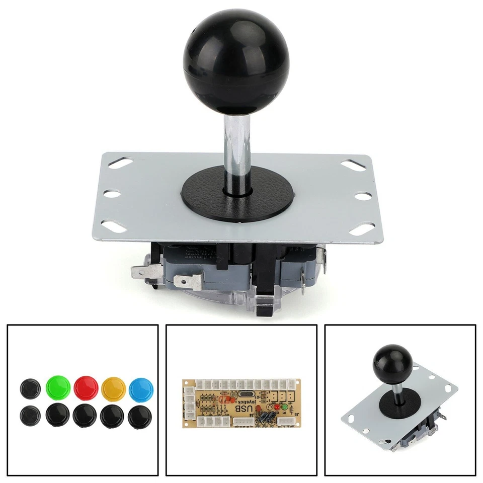 Arcade Game DIY Kits No Delay Buttons+Joystick+USB Encoder für MAME PC - Bild 3 von 4
