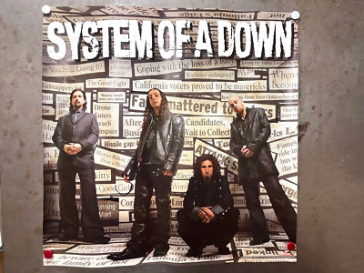 SYSTEM OF A DOWN Mesmerize/Hypnotize PROMO POSTER 2005 American Recordings SERJ