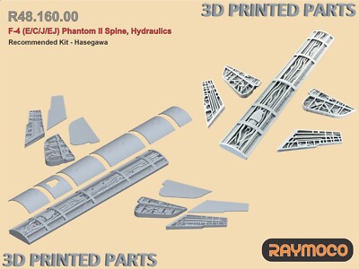 RAYMOCO R48.160.00 1/48 F-4 (E/C/J/EJ) Phantom II Spine, Hydraulics.