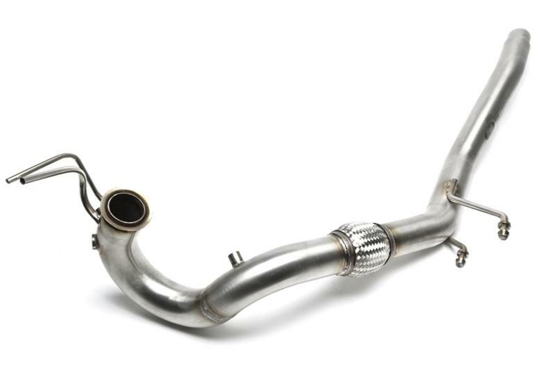 Downpipe inox Seat Altea XL 1.9 2.0 TDI tube d'échappement haute performance en acier inoxydable de 63.5mm