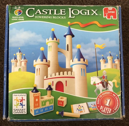 Smart Games Castle Logix Niños Madera Lógica Desafío Puzzle Juego Completo - Imagen 4 de 5