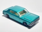 Vintage Matchbox Lesney 1-75 #53 Ford Zodiac Mk IV in Teal Blue - Good-VGC