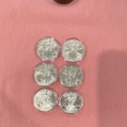 U.S. Mint American Silver Eagle $1 6-Coin Lot 2001 1 oz .999 Fine Silver