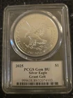 CelebrityMint “Grant Gelt” Signed PCGS 2025 Silver Eagle GemBU Sandlot Cast