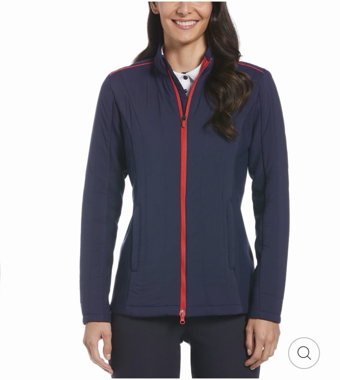 Callaway Women&rsquo;s Full Zip Jacket Size Medium Navy Blue Ath