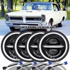 4pcs 5 3/4" 5.75 LED Headlights HI/LO Beam for Pontiac GTO Grand Prix