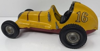 ORIGINAL VINTAGE ROY COX THIMBLE DROME CHAMPION TETHER RACE CAR #16 No Motor.