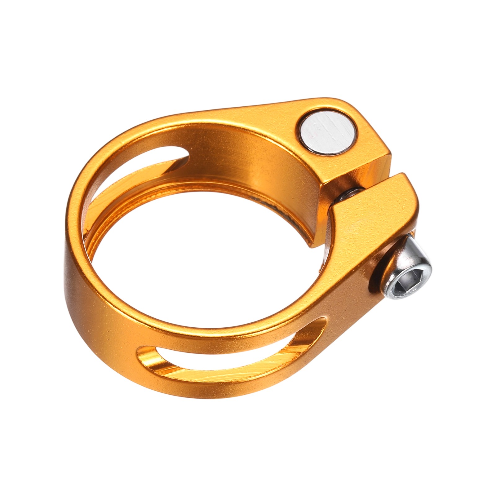 31.8mm Bike Seat Post Clamp for 27.2-28.6mm Bike Tube, Gold