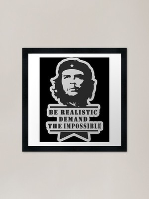 realistic che guevara Framed Art Pr Framed Wall Art Poster Canvas Print Picture