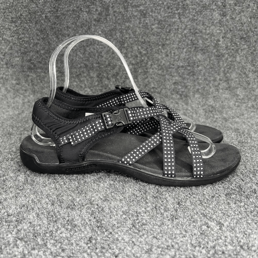 Merrell District Muri Sandali Lattice Donna 8 Nero Neoprene Atletici Outdoor