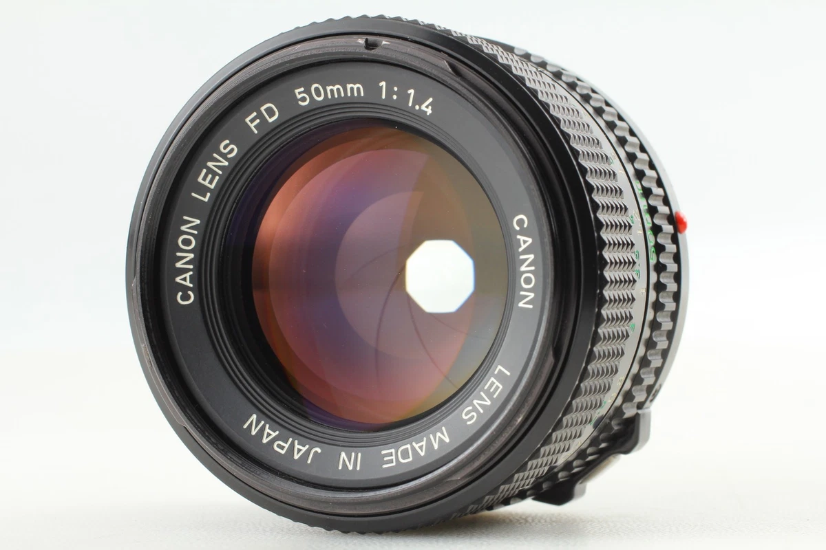[Casi COMO NUEVA] Cámara fotográfica Canon AE-1 Program SLR nueva lente FD NFD 50 mm F1,4 JAPÓN