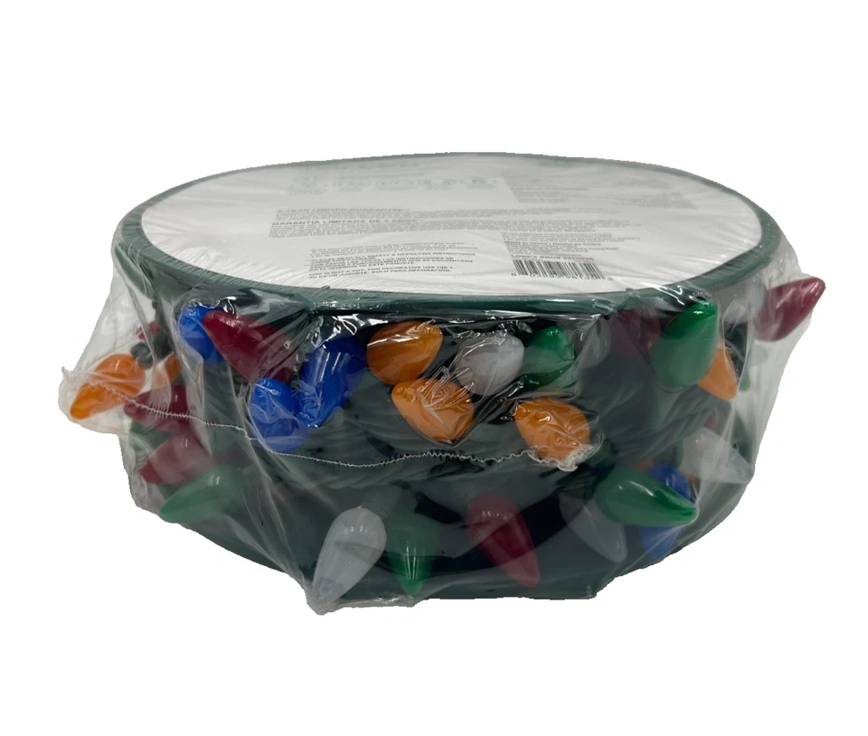 GE Energy Smart 150 String Lights C6 LED Multicolor Green Wire Christmas Tree - Image 4 of 4