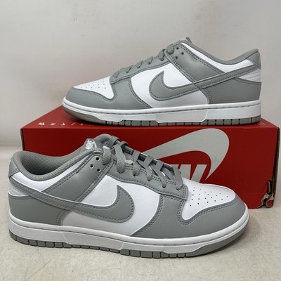 Nike Dunk Low White Light Smoke Grey Men's 8 No Lid HF5441-105