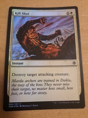 Kill Shot FOIL Conspiracy Take the Crown NM White Common MAGIC CARD ABUGames