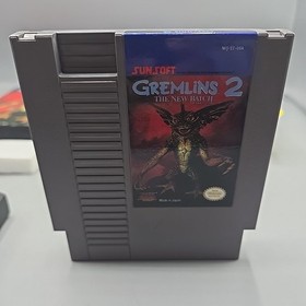 Gremlins 2 The New Batch (Nintendo NES) Oval Seal Complete With Manual CIB 
