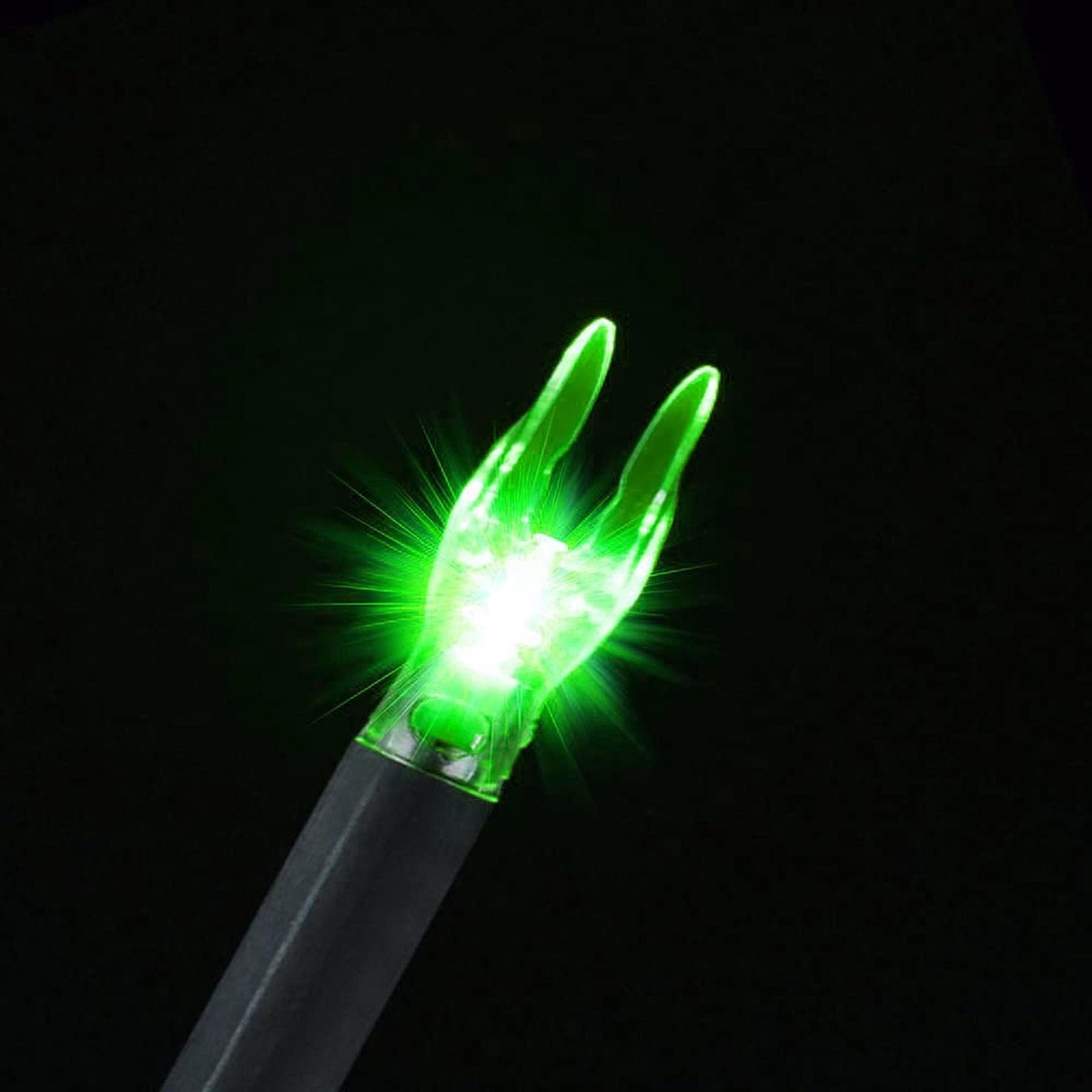KEAUP 6 Pack X Lighted Nocks for Arrows Universal X/5.2mm LED
