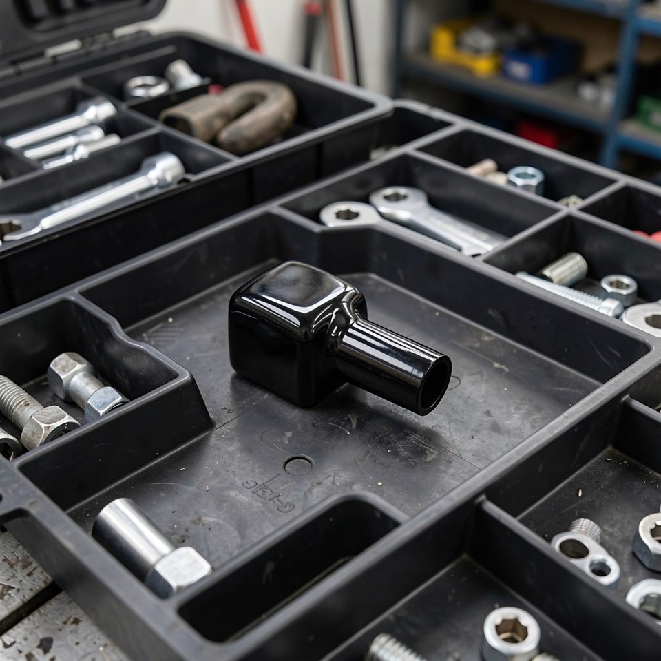 1 Pair PVC Battery Terminal Protector Caps, Marine Battery Cable Boot ...