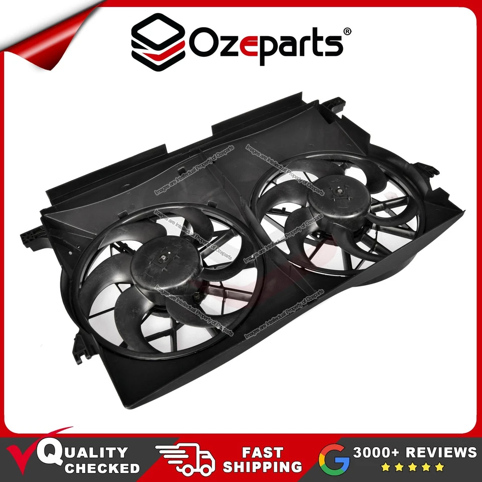 Dual Twin Thermo Radiator Fan With Motor For Ford Fairlane Fairmont BA BF 02~08 - Image 4 of 4