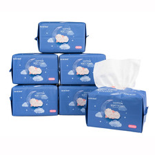 Dry Baby Wipes, Made of 100 Cotton, Chemical-Free Unscented, Ultra Absorbent Co