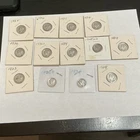 13 Mercury Dimes 10C Silver Coins 1923-1945 Various Dates and Mint Marks