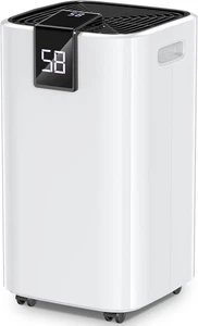 4000 Sq.Ft Dehumidifier for Basement with Drain Hose, Trazico 45 Pint Dehumidifi