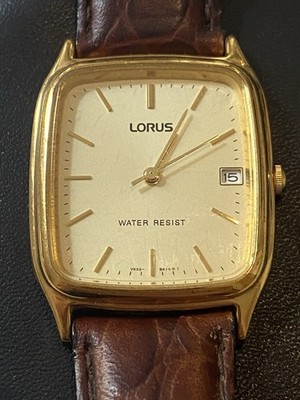 Vintage Lorus VX32-X266 Armbanduhr mit originalen Armband