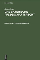 Oskar Reber | Die Vollzugsvorschriften | Buch | Deutsch | De Gruyter