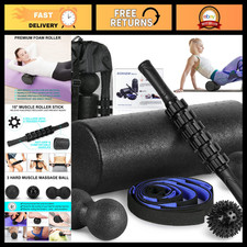 High-Density Foam Roller Set - Back Massage Roller Muscle Recovery Stick