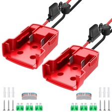 2 Packs 18V Adapter for Milwaukee M18 Battery Adapter for Power Wheel Battery...