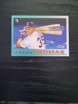 1992 Fleer Frank Thomas #712 Pro Vision White Sox