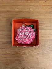 John Derian for Target 2025 PEONY Flower Ornament - New In Box - Ships Fast