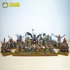 Kingdom of Bretonnia, Warhammer Old World, Full Army, Pro painted